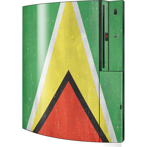 Guyana Flag Distressed Playstation 3 & PS3 Skin